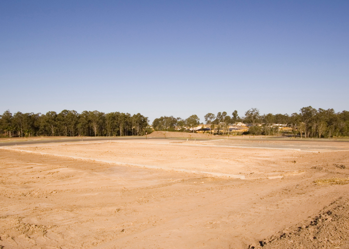 land clearing and grading project completed